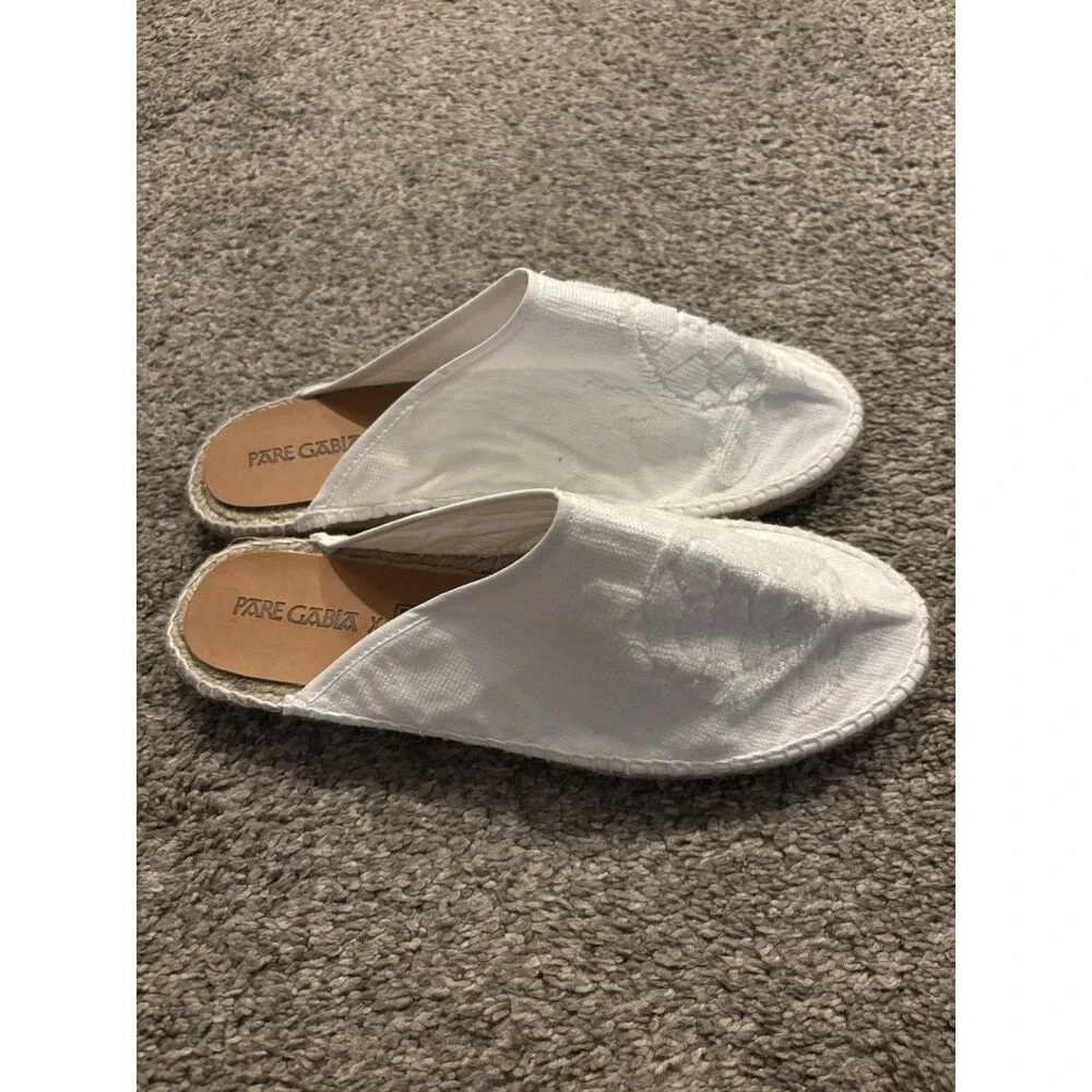 Vilebrequin’s White Pare Gabia Espadrille‎ Slides Size 40 Men’s 6.5 Women’s 9